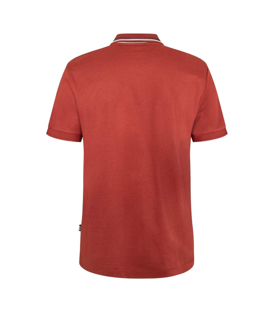 Polo Manches Courtes Motif/style Détail Contrasté Homme Marron Boss-2