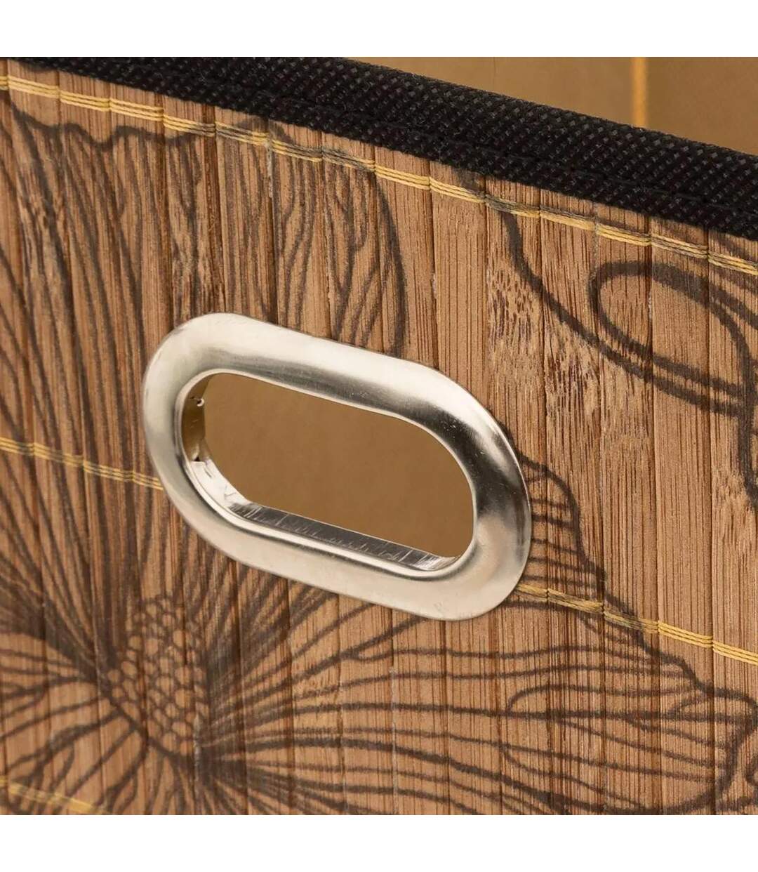 Panier de Rangement Blackflora 31cm Beige-2