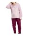 Winter pajamas long sleeve velvet MU5 women