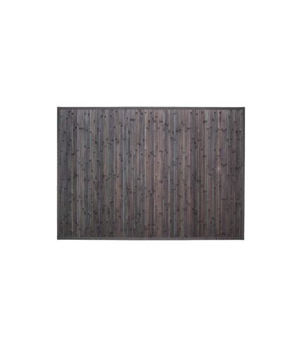 Tapis en Bambou Latte 120x170cm Gris Foncé