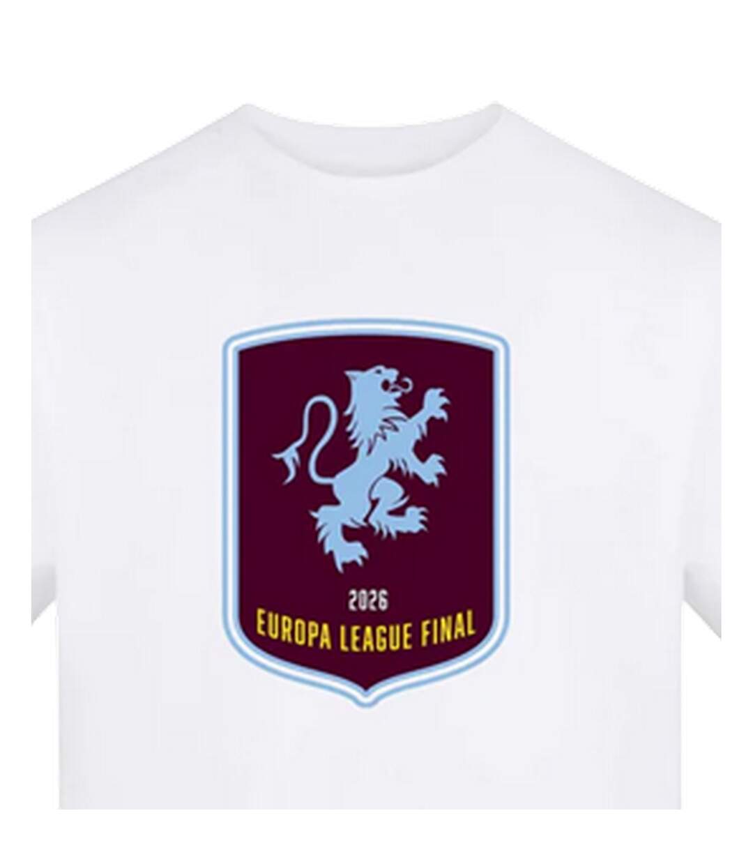 T-shirt Motif/style Emblème Europa League Final Homme Blanc AWD-4