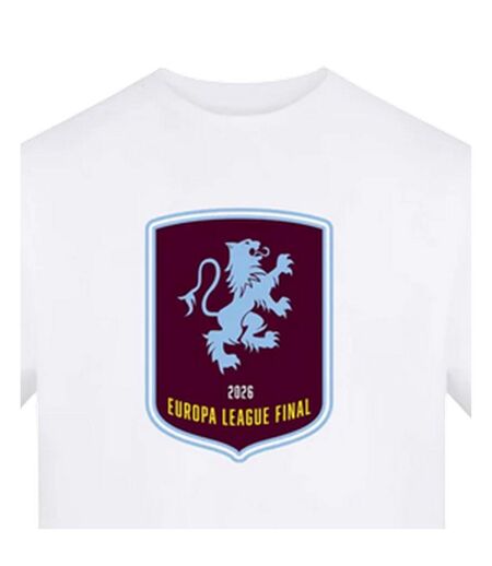 T-shirt Motif/style Emblème Europa League Final Homme Blanc AWD