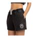 Short femme uni acid wash lien de serrage et patch côté Palm Paradise Vondutch-1
