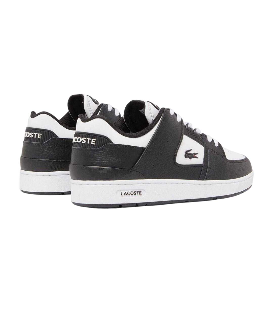 Baskets Court Cage Adulte Noir Blanc Lacoste-2