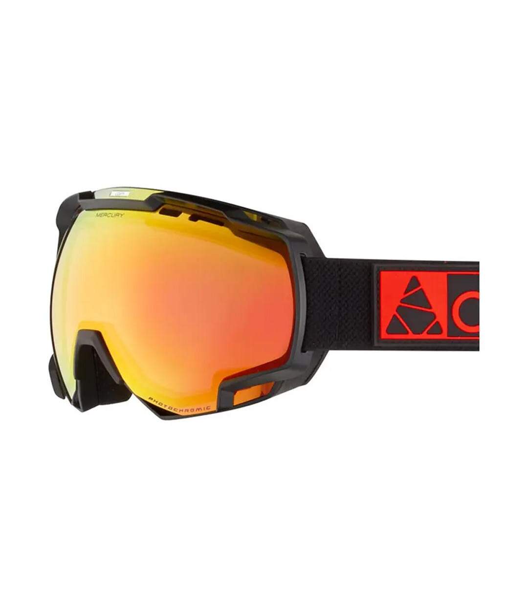 Masque de ski cairn noir/orange mixte cairn mercury spx evolight-2