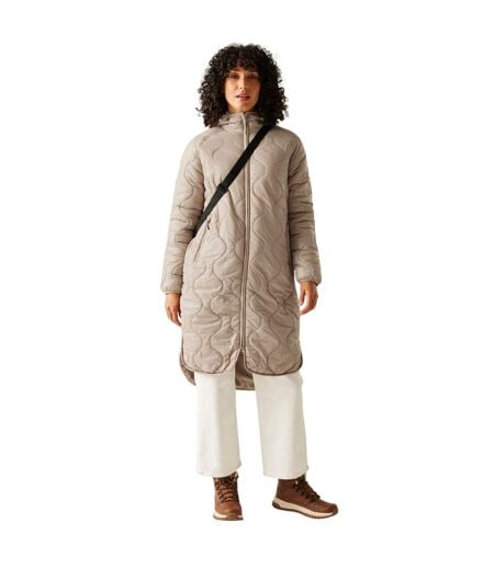 Doudoune Motif/style Matelassé Triea Femme Taupe Clair Regatta