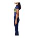 T-shirt Motif/style Union Jack Femme Bleu Marine Sinead Gorey-4