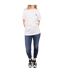 T-shirt Motif/style Logo Femme Blanc Karl Lagerfeld-4