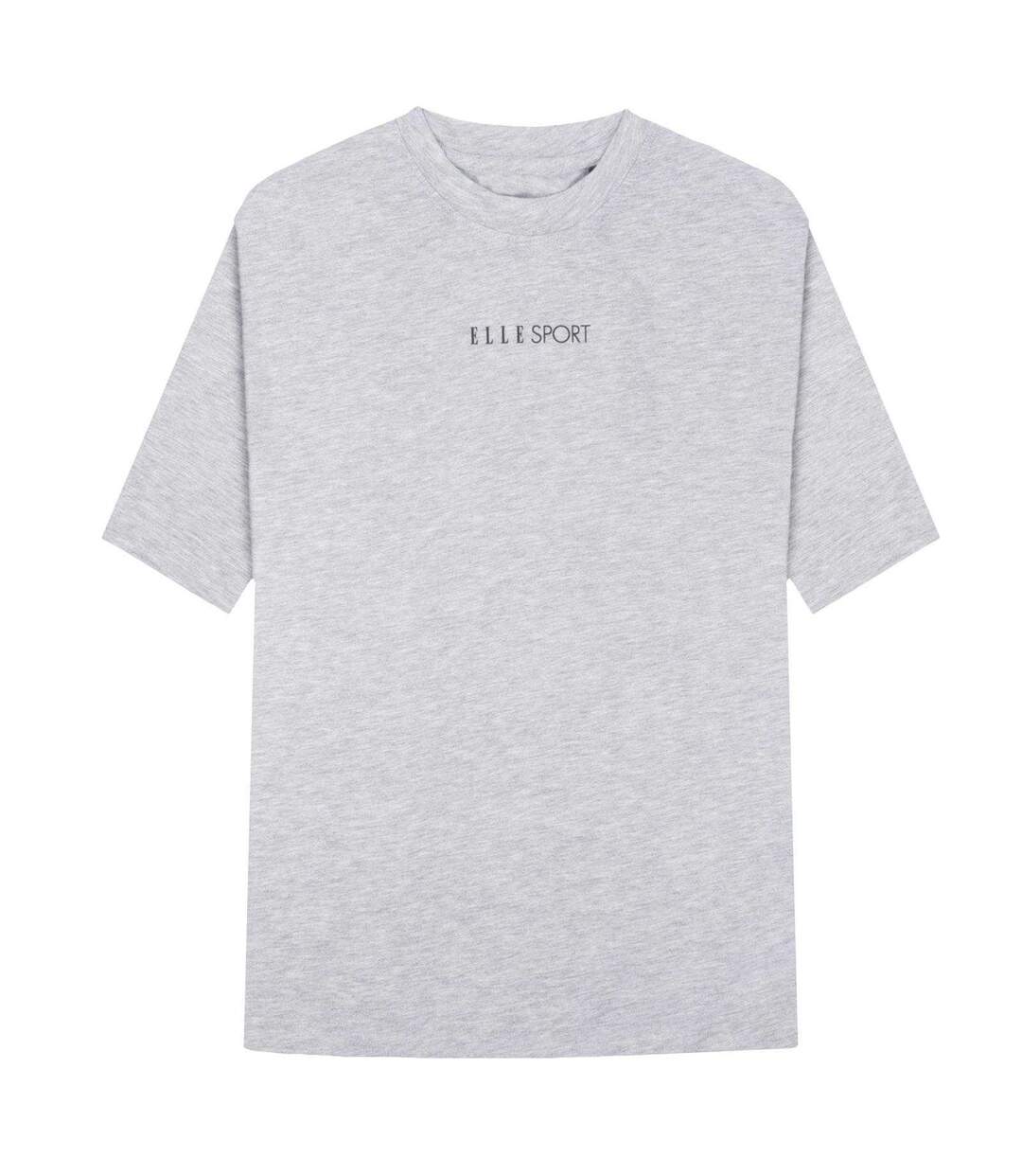 Womens/ladies Boyfriend T-shirt Grey Elle-2