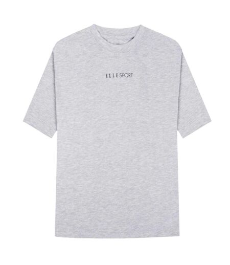 Womens/ladies Boyfriend T-shirt Grey Elle