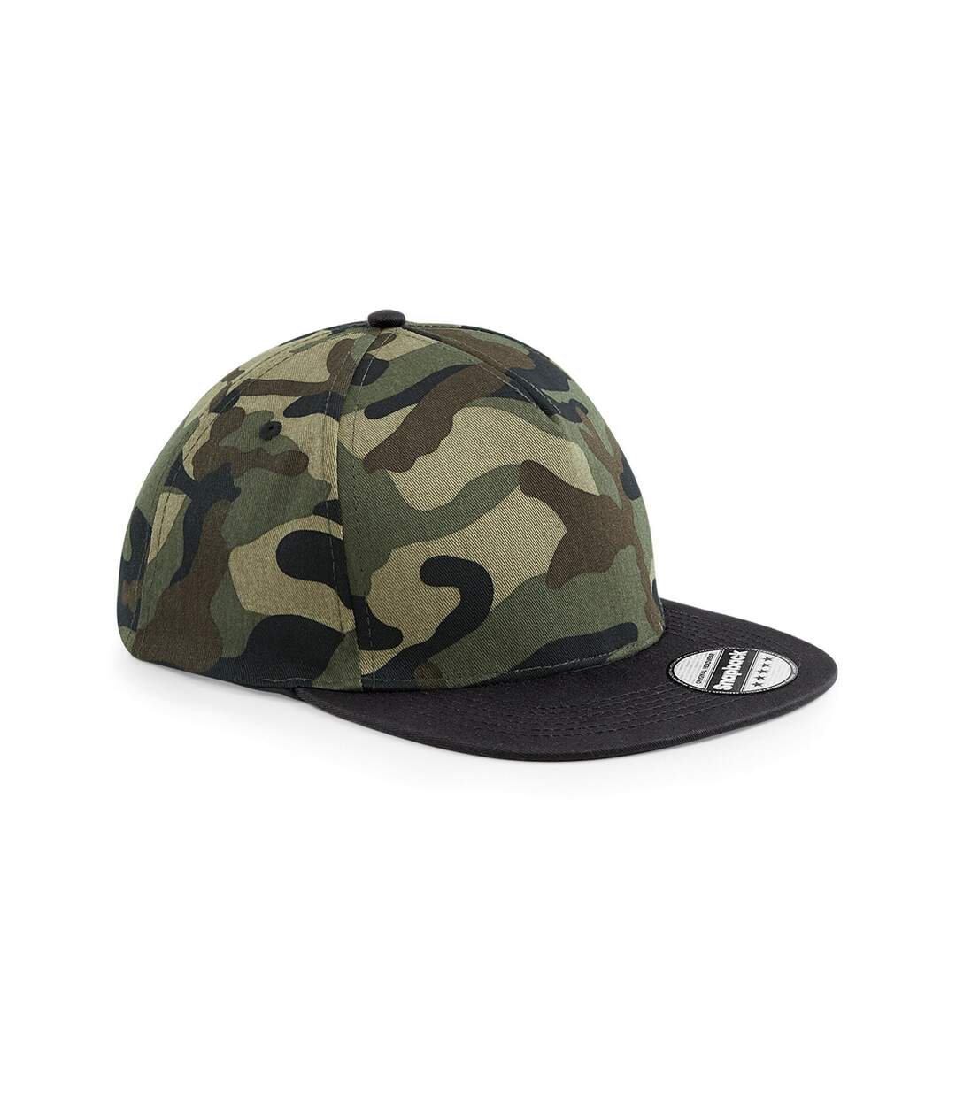 Casquette ajustable adulte vert kaki / noir Beechfield