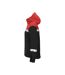 Womens/ladies Progression Soft Shell Jacket Black Red Projob-3
