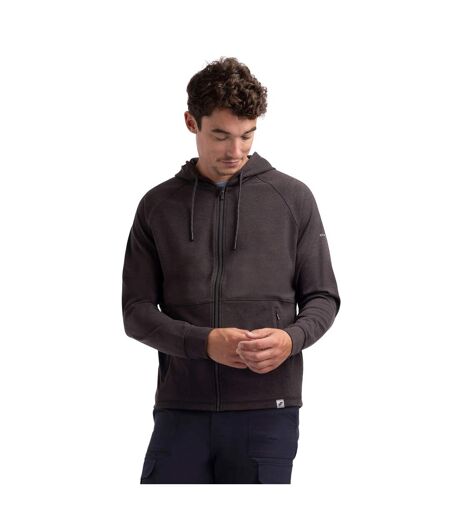 Veste Chinée À Capuche Rocky Homme Noir Chiné Trespass
