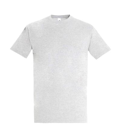 SOLS Mens Imperial Heavyweight Short Sleeve T-Shirt (Ash)