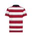 Polo Manches Courtes Rugby Motif/style Rayé Homme Rouge Lazy Jacks-2