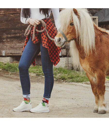 1 Pack Unisex Mismatched Novelty Odd Socks - Farm