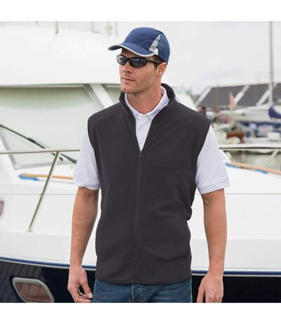 Result Core Mens Micro Fleece Gilet (Black) - UTPC3013