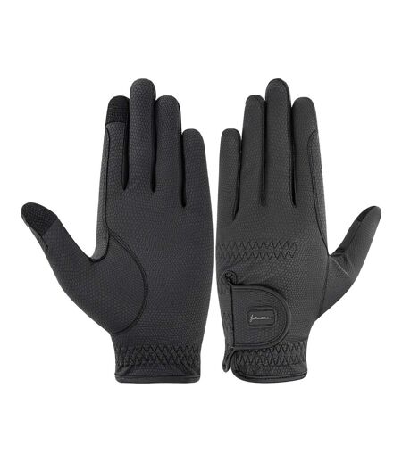 Unisex Adult Wellington Competition Riding Gloves Black Whitaker