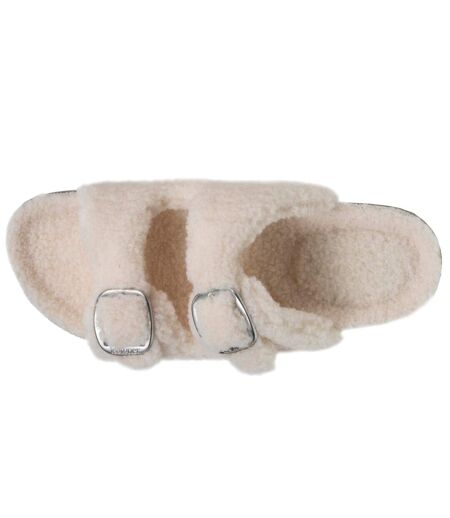 Isotoner Chaussons Mules ouvertes femme amorti talon, confort à la marche