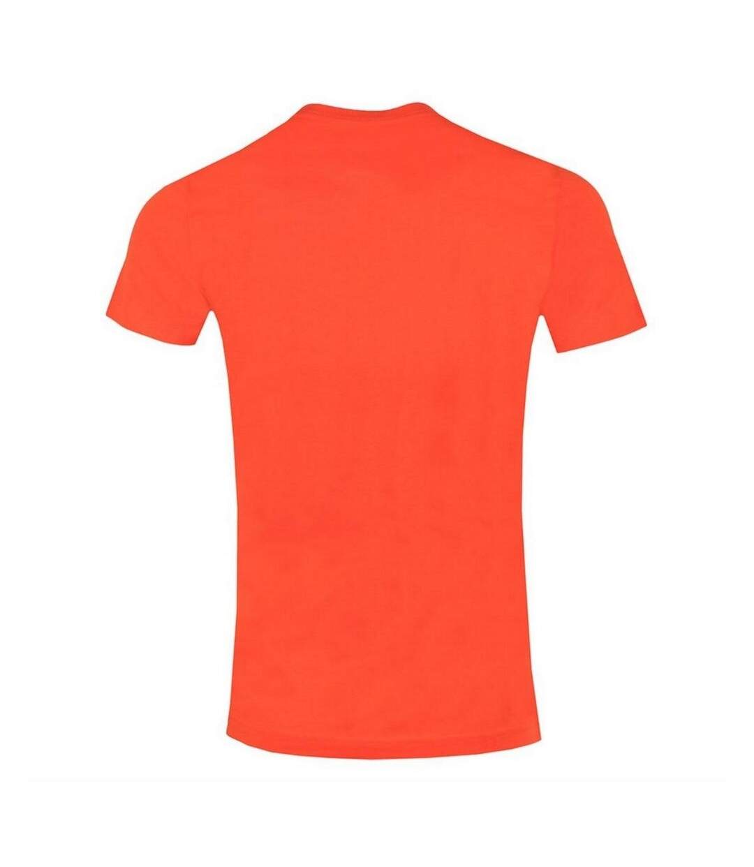 T-shirt Motif/style Logo Power Station Adulte Orange Noir Diesel-3