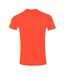 T-shirt Motif/style Logo Power Station Adulte Orange Noir Diesel-3