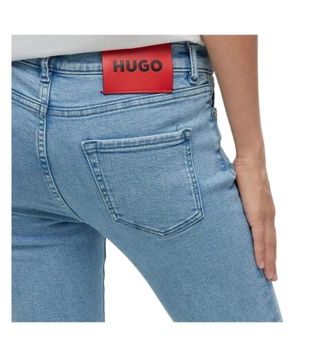 Jean Femme Turquoise Vif Hugo