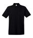 Fruit Of The Loom Premium Mens Short Sleeve Polo Shirt (Black) - UTBC1381