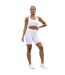 Womens/ladies Jersey Cycling Shorts White Missy Empire-3