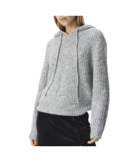 Pull à capuche gris clair femme vero moda hoodie