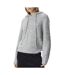 Pull à capuche gris clair femme vero moda hoodie-1