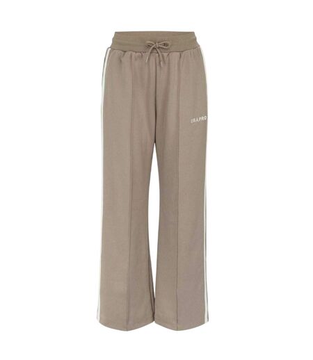 Pantalon De Survêtement Motif/style Rayure Latérale Femme Marron Clair USA Pro