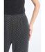Pantalon droit taille élastiquée maille sequins-3
