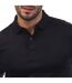 Mens Pirol Long-sleeved Polo Shirt Dark Blue Boss-4