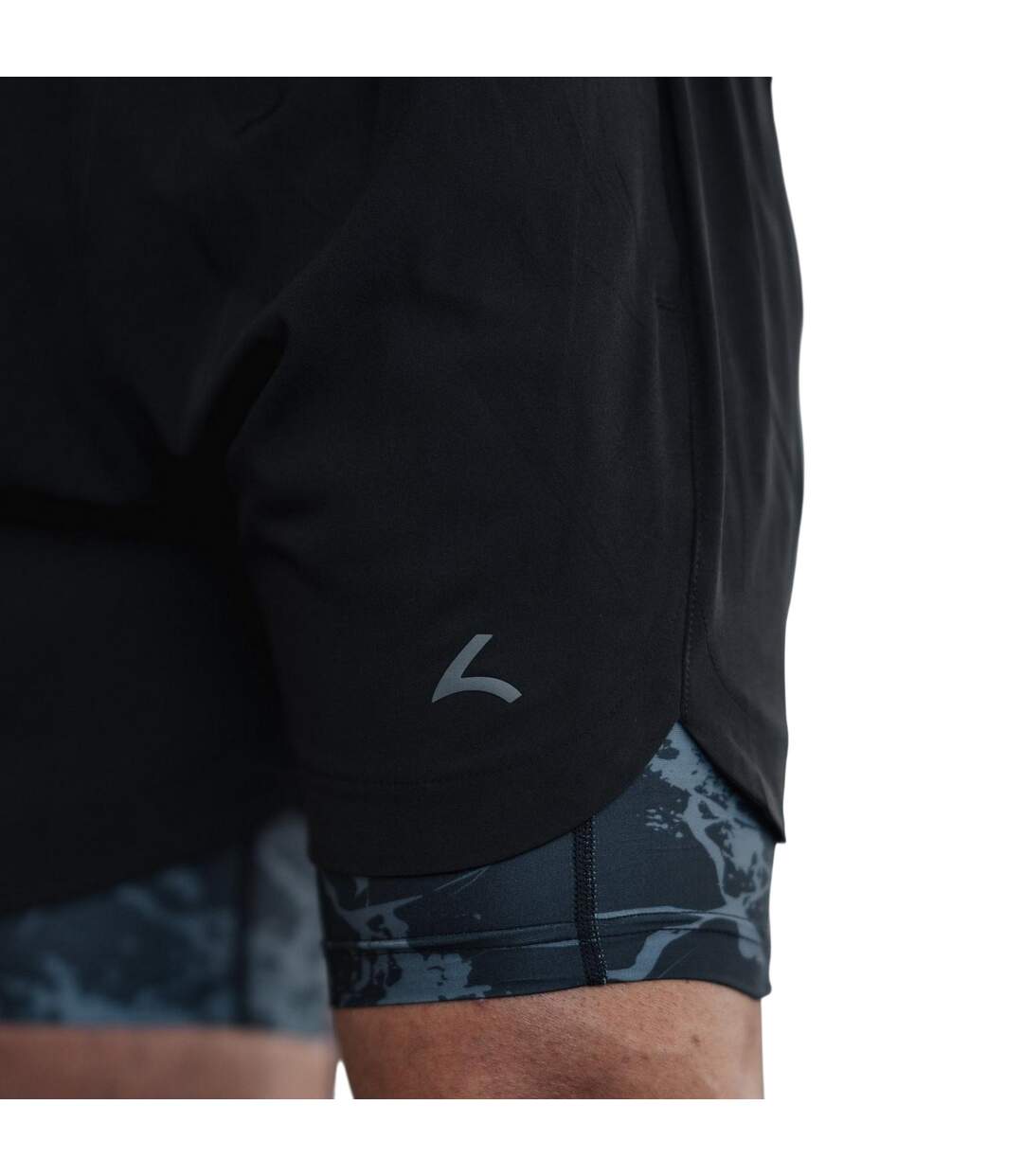Short De Course Homme Noir Reeva-3