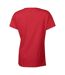 T-shirt À Manches Courtes Coupe Féminine Femme Rouge Gildan-3