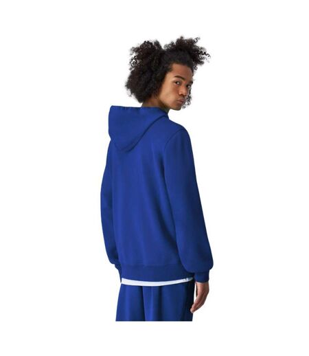 Sweat À Capuche Motif/style Logo Brodé Homme Bleu Champion
