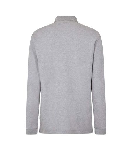 Polo Manches Longues Pado Homme Argenté Boss