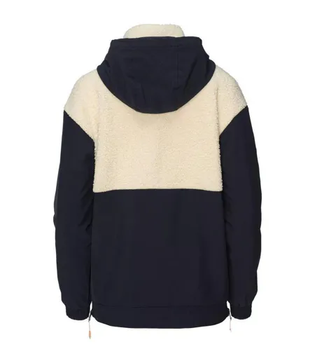 Sweat À Capuche Neckra Femme Nuit Polaire Corail Amande Iguana