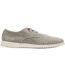 Hush Puppies Mens Everyday Lace Leather Shoes (Gray) - UTFS7919