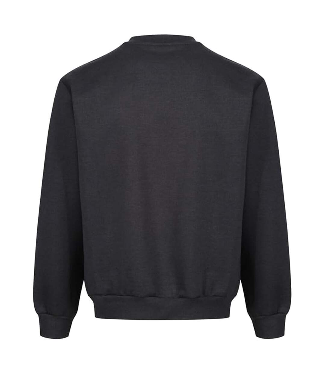 Mens Fleece Crew Neck Sweatshirt Charcoal Grey Iron Mountain-3