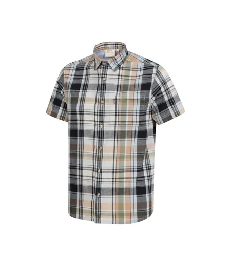 Mens Cotton Shirt Green Mountain Warehouse