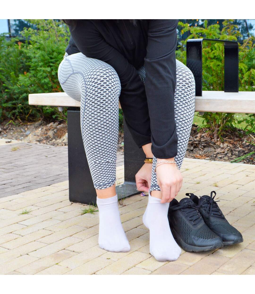 4 Pack Luxury Bamboo Low Cut Trainer Socks for Women-3