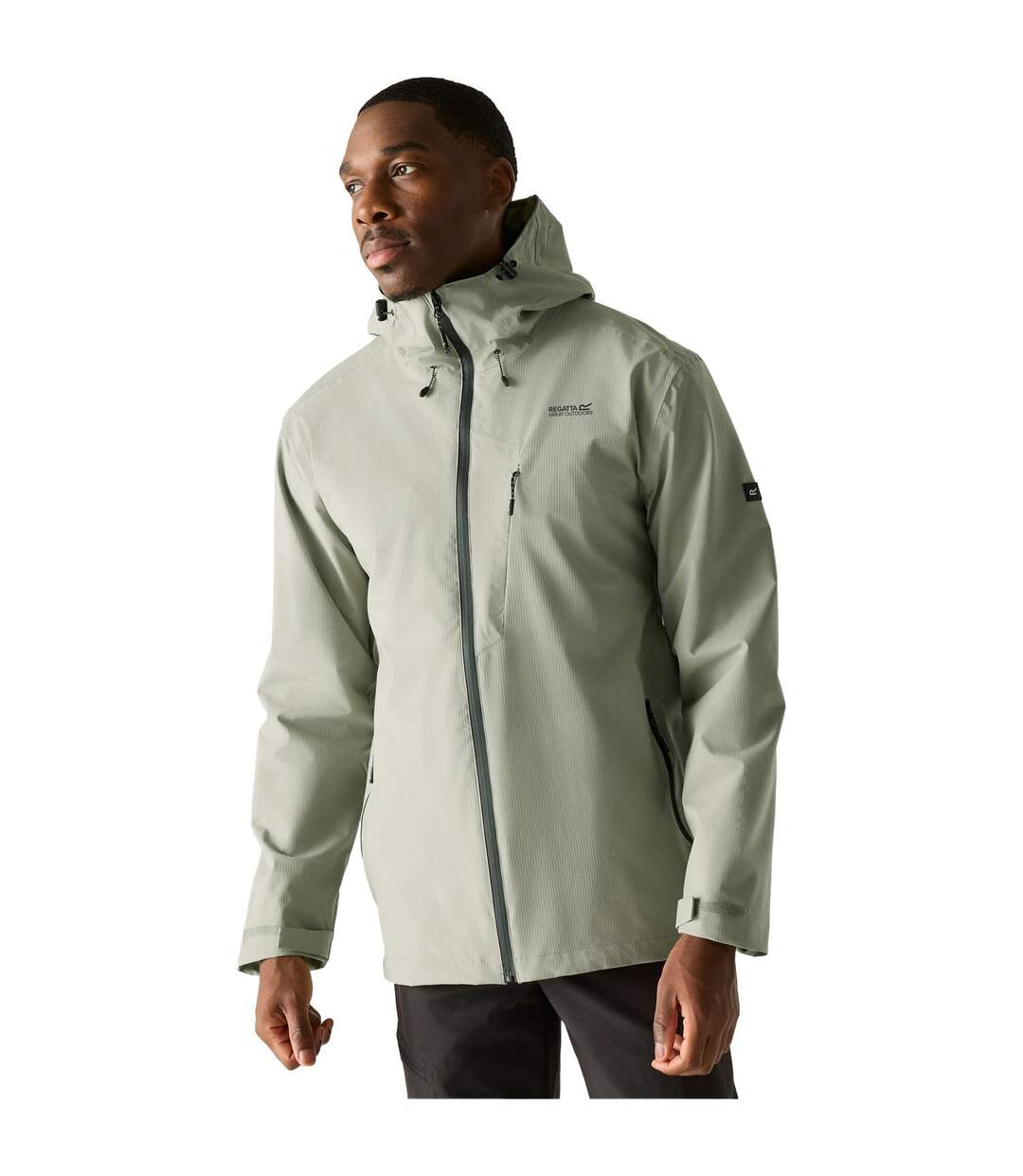 Mens Oklarna Waterproof Jacket Light Sage Regatta-1