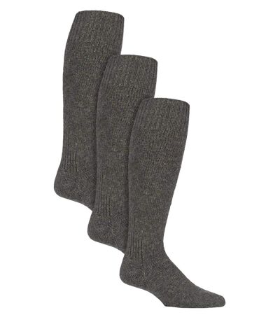 Country Pursuit - 3 Pair Fisherman Long Wool Socks