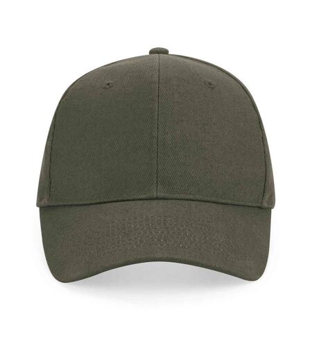 Beechfield Pro-Style Brushed Cotton Heavy Cap (Olive Green)