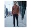 Pull Jacquard MAYFLOWER RH077T - Maille 30% laine Orange Tomette & Acier : confort et style-5