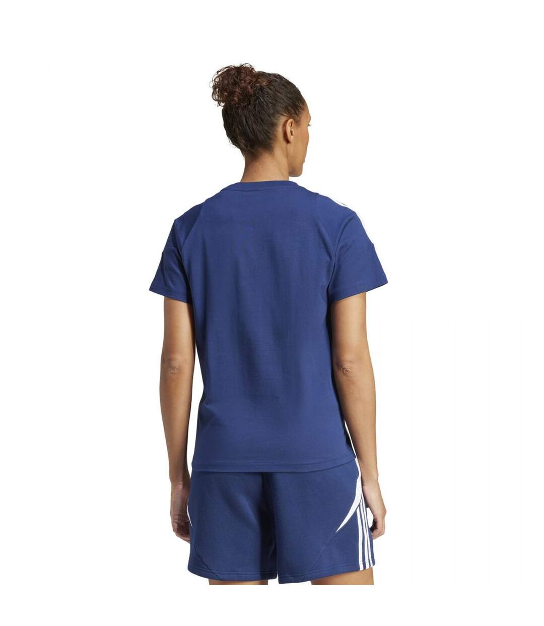 T-shirt Tiro Femme Bleu Marine Adidas-3