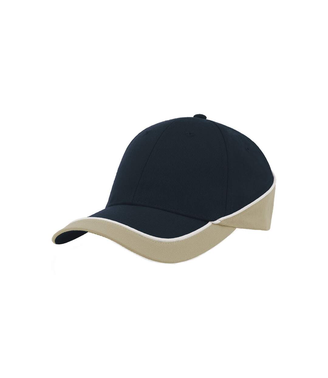 Casquette compétition racing mixte bleu marine / beige Atlantis-1