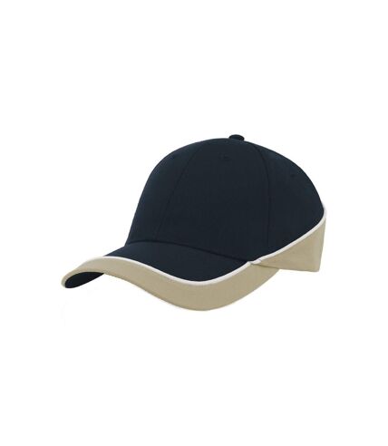 Casquette compétition racing mixte bleu marine / beige Atlantis