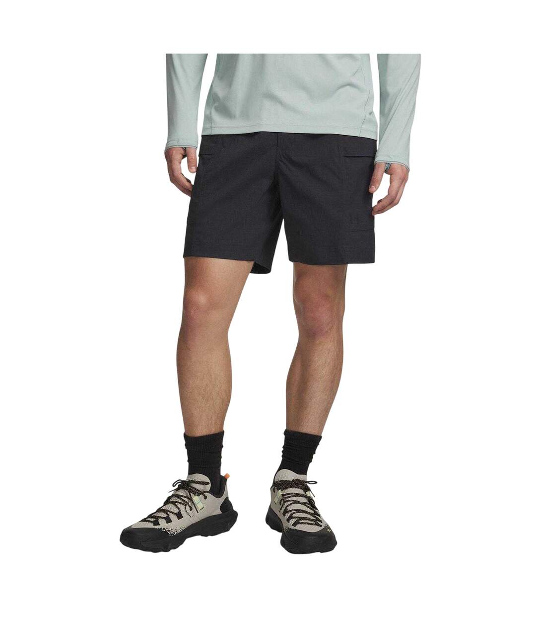 Mens Explor Hiking Cargo Shorts Anthracite Under Armour-3